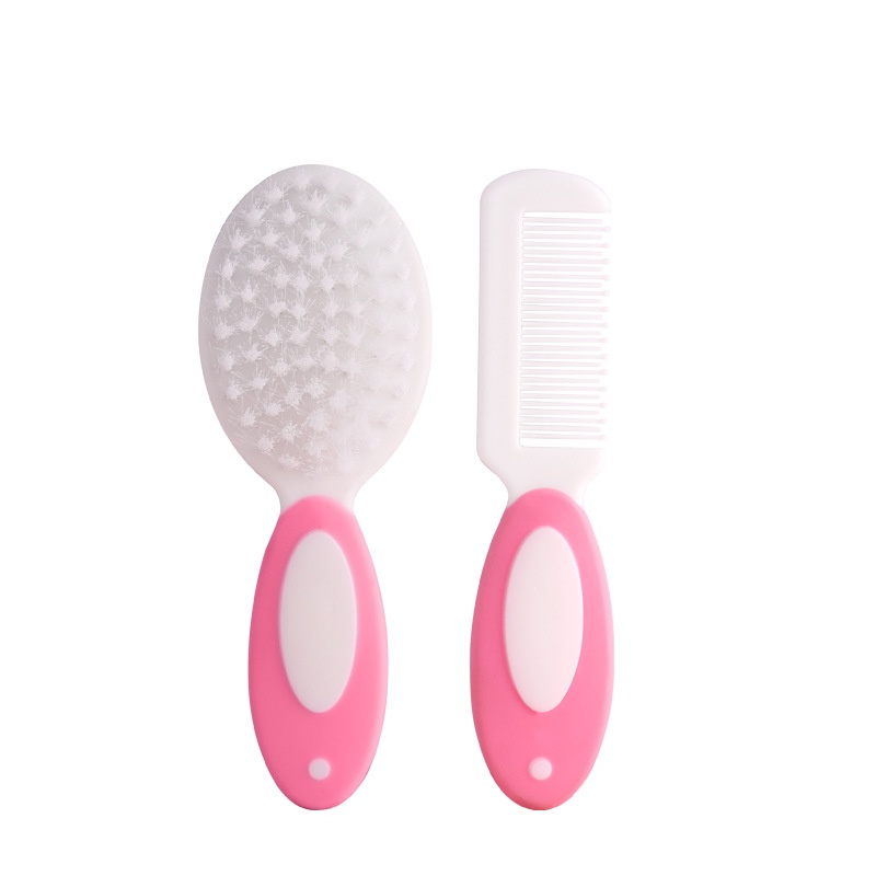 Gentle Baby Hair Brush & Comb Set - Newborn Grooming Essentials - Image 2
