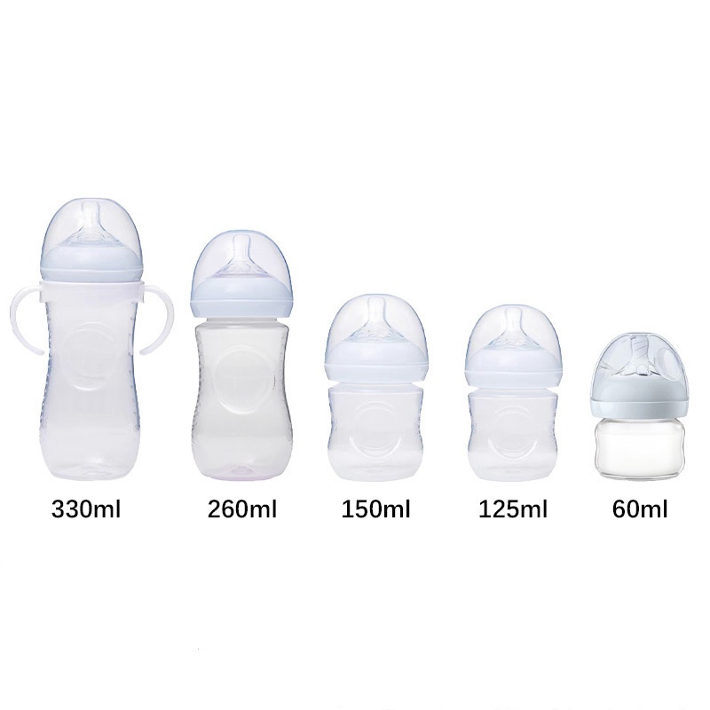 Wide Neck Anti-Colic Baby Feeding Bottle, 5 Sizes 60ml-330ml BPA Free Newborn Milk Bottle - Image 2