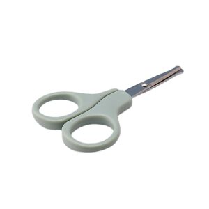 Safe Baby Nail Scissors with Rounded Blades, BPA-Free Infant Nail Clippers for Newborns, Stainless Steel Toddler Nail Trimming Tool