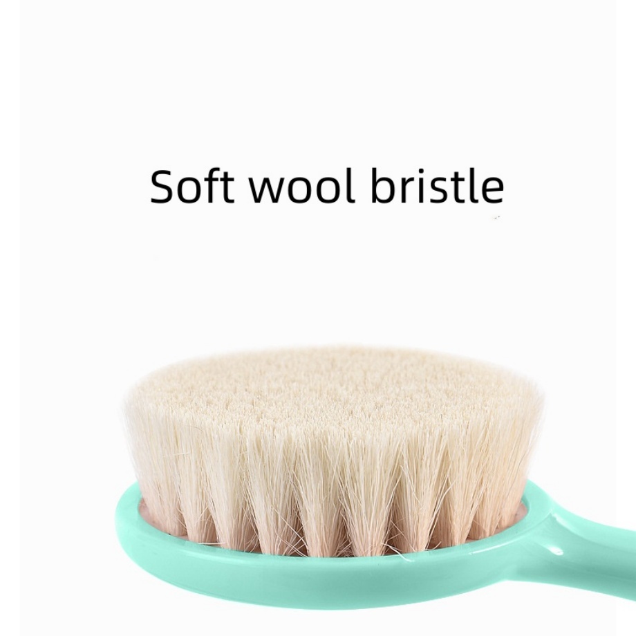 Soft Natural Goat Hair Baby Brush - Newborn Grooming Essential - Image 5