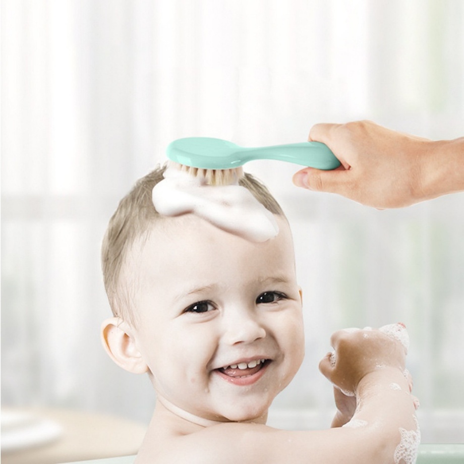Soft Natural Goat Hair Baby Brush - Newborn Grooming Essential - Image 9