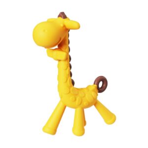 Soft Silicone Deer Teether – BPA Free, Food Grade, Soothing Baby Teething Toy
