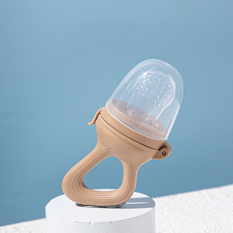 Eco-Friendly Baby Fruit Feeder Pacifier – Silicone Fresh Food Feeder & Teething Toy, BPA-Free Soother for Infants & Toddlers, Natural Textured Easy-Grip Handle - Image 6