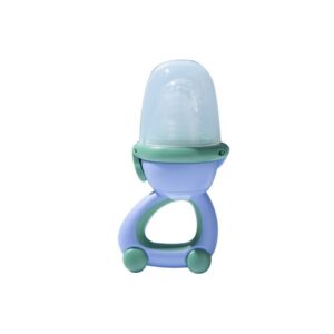 Cartoon Baby Fruit Feeder Pacifier – 2-in-1 Silicone Fresh Food Feeder & Teething Toy, BPA-Free Self-Feeding Tool for Toddlers, Easy-Grip Sensory Toy (Mixed Colors)