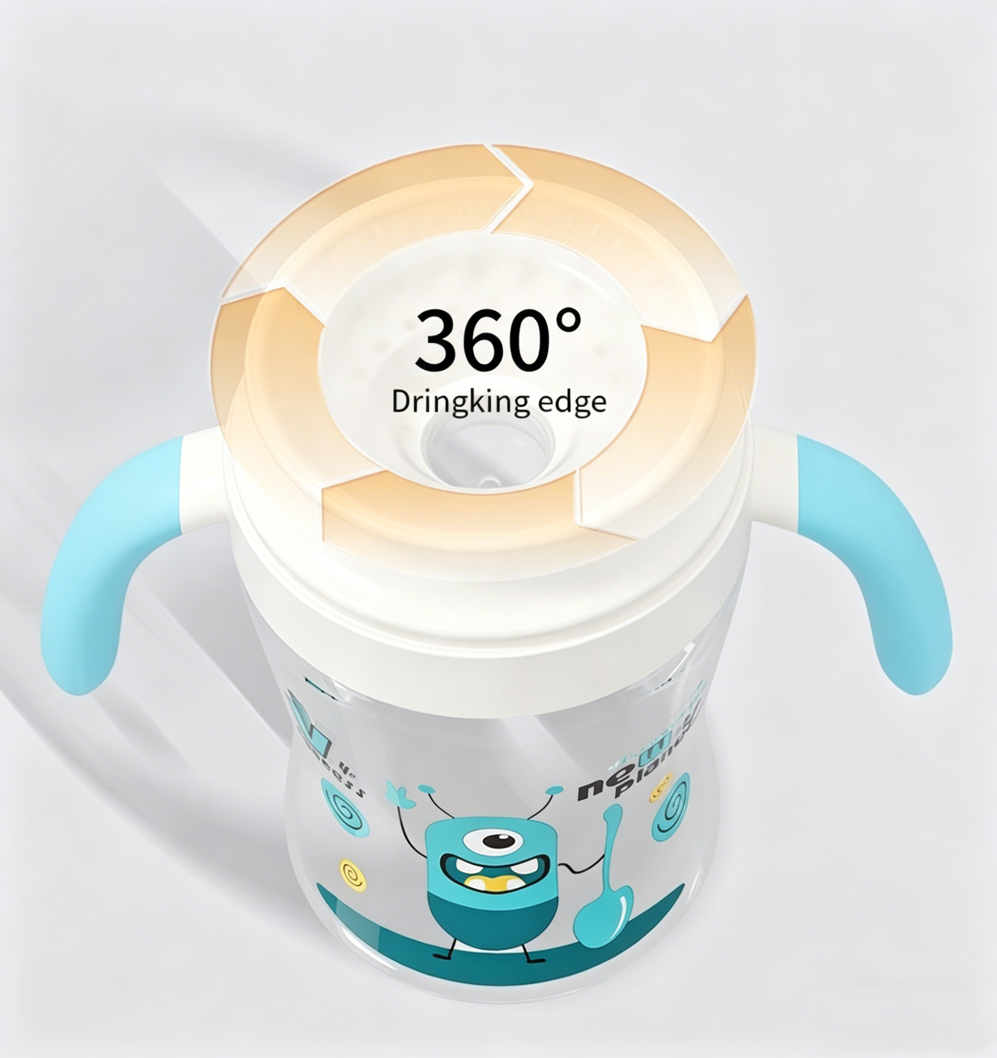 360° Baby Training Tritan Sippy Cup 210ml - Image 6